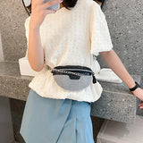 Crystal Waist Bag Punk Chest Bag Bum Pouch
