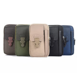 Men's Canvas Waist Pack Casual Bag Travel Purse