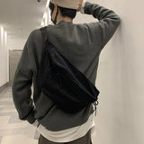 Large Capacity Nylon Waist Pack Unisex Street Harajuku Bag