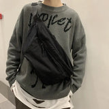 Large Capacity Nylon Waist Pack Unisex Street Harajuku Bag