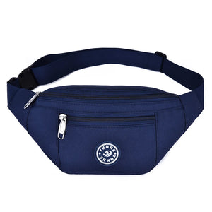 Waist Pack Belt Pouch Travel Hiking Red Gray Bags
