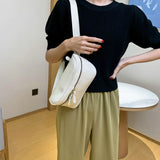 Vintage French Style Females Fanny Bag PU Cross Body Waist Pack