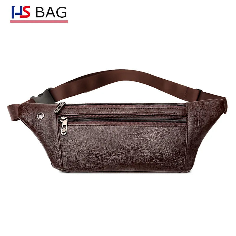 Women Leather Adjustable Belt Bag Waist Pack Wallet Phone Pouch