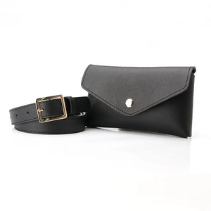 Women Leather Adjustable Belt Bag Waist Pack Wallet