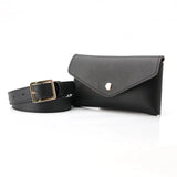 Women Leather Adjustable Belt Bag Waist Pack Wallet