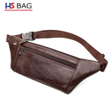 Women Leather Adjustable Belt Bag Waist Pack Wallet Phone Pouch