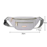 Women's Large Capacity Waist Pack Solid Travel Fanny Pack