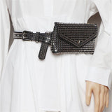Women's Waist Pack Chain Belt Bag Shoulder Crossbody Handbag