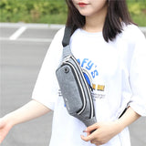 Waist Bag Men Pocket Men Chest Handbag Unisex Fanny Pack For Women Ladies Pink W