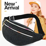 Women Fanny Pack Female Hip Bum Bag Men Belt Pocket Ladies Money Pouch