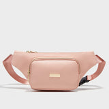 Large Capacity Women's Waist Bag Double Zipper Messenger Camera Bag