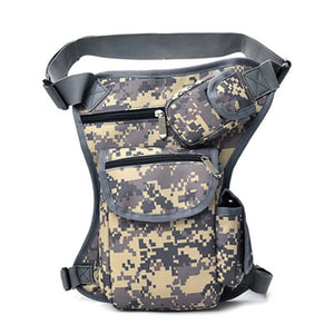 Canvas Waist Bags Leg Pack Bag Male Belt Mountaineering Cycling Pocket