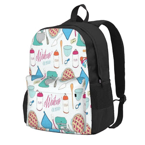 Waitress The Musical Pattern Backpacks Men's Backpacks Bags For Women