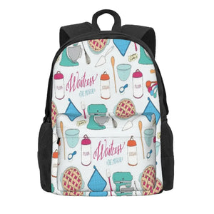 Waitress The Musical Pattern Backpacks Men's Backpacks Bags For Women