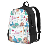 Waitress The Musical Pattern Backpacks Men's Backpacks Bags For Women