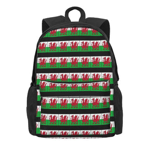 Wales National Flag Backpack Men Women Vintage Kid