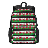 Wales National Flag Backpack Men Women Vintage Kid
