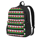 Wales National Flag Backpack Men Women Vintage Kid