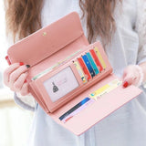 Women's Long Capacity Wallet Purse Carteira Masculina