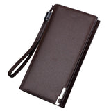 Men's Leather Sunflower Neck Wallet Bag