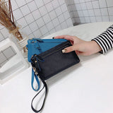 Cowhide Handbag Long Leather Bag Women's Purse