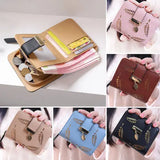 Small Leather Zipper Purse Women's Wallet Slim Dollar Money Coin Pouch