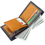 Men's Short Casual Wallet PU Leather Business Small Bag