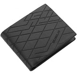 Men's Short Casual Wallet PU Leather Business Small Bag
