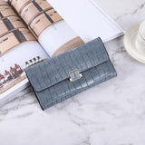 Long PU Leather Women Wallet Portefeuille Female Purse Clutch