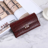 Long PU Leather Women Wallet Portefeuille Female Purse Clutch