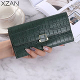 Long PU Leather Women Wallet Portefeuille Female Purse Clutch