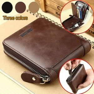 Men's Hasp Retro Wallet Short Holder Purse Clutch Minimalist Slim