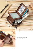 Men's Hasp Retro Wallet Short Holder Purse Clutch Minimalist Slim