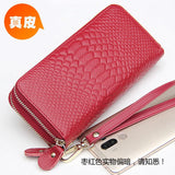 Yellow Leather Women's Wallet - Large Capacity Purse