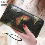 Women's Long Zipper Purse Large Capacity Handbag