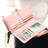 Women's Long Zipper Wallet Cartoon Card Bag