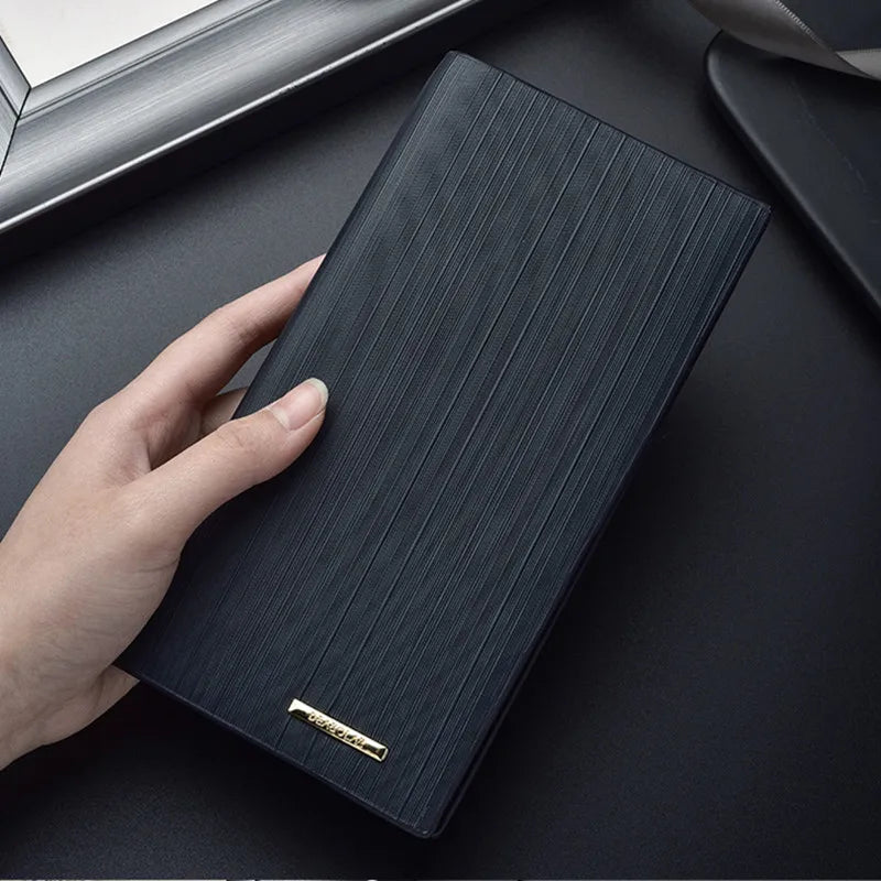 Youth Business Men's Wallet Multi-card Long Soft Wallet