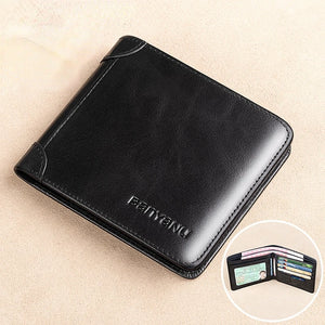 Men's Horizontal Cowhide Driver's Wallet