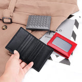 Cow Leather Card Holder Wallet Women Protects Case Coin Purse