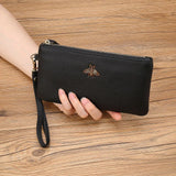 Leather Clutch Women Wallet Long Carteira Feminina