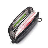 Leather Clutch Bag High Capacity Women Wallet Organizer