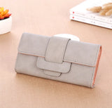 Scratch-resistant Leather Women's Clutch Wallet