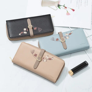 Women's Print Handheld Multifunctional Long Wallet