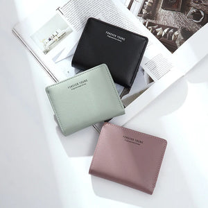 Women's Short Purse Small Coin Bag Lady Change Wallet Student Wallet