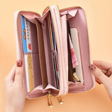 Cartoon Butterfly Long Wrist Clutch Wallet for Women