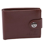 Men's Leather Wallet Purse Short Male Clutch Money Bag