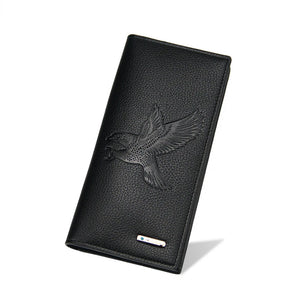Soft Leather Slim Men's Clutch Money Bag Man Purse Thin Wallet Money Clip