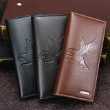 Soft Leather Slim Men's Clutch Money Bag Man Purse Thin Wallet Money Clip