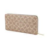 Printed Zipper Wallet Women's Long Handbag