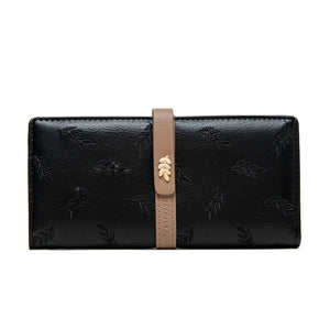Embroidered Women's Long Wallet Card Bag Handbag